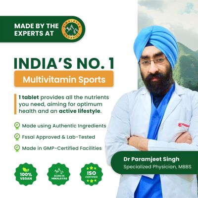 Vlado's Himalayan Organics: Multivitamin Sports 60+ Nutrients | 90 Tablets