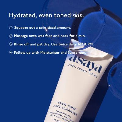 Asaya: Even Tone Face Cleanser -100 gm