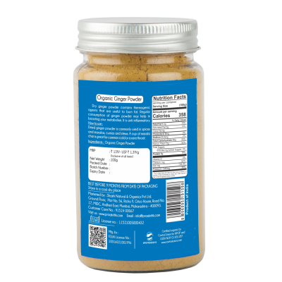 Praakritik: Organic Ginger Powder - 100g