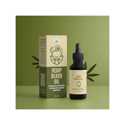 India Hemp Organics: Hemp Beard Oil 30 ML India Hemp Organics: Hemp Beard Oil 30 ML