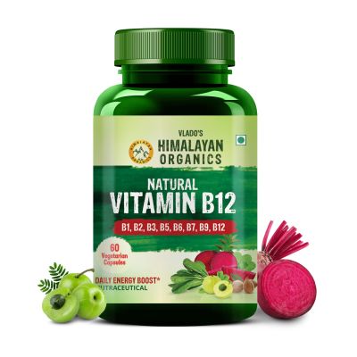 Vlado's Himalayan Organics: Plant Based Vitamin B12 Natural- 60 Veg Capsules