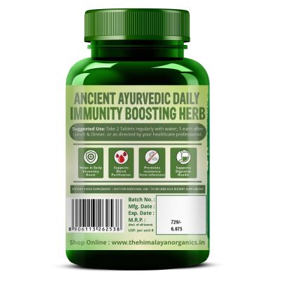 Vlado's Himalayan Organics: Giloy Extract | Immunity Booster | Helps in Blood Purification | 120 Veg Tablets