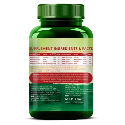 Vlado's Himalayan Organics: Plant Based Vitamin B12 Natural- 60 Veg Capsules