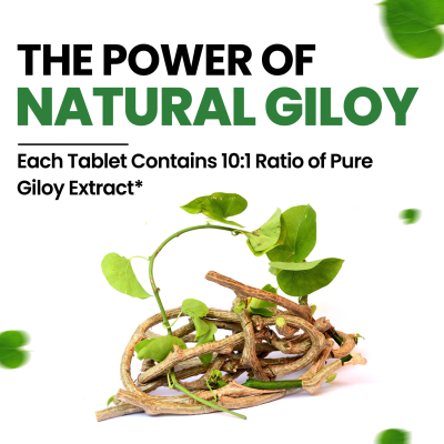 Vlado's Himalayan Organics: Giloy Extract | Immunity Booster | Helps in Blood Purification | 120 Veg Tablets