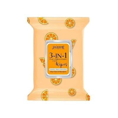 Jaquline USA: 3in1 Daily Skin Brightening Wipes- 30 N