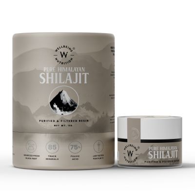 Wellbeing Nutrition: Pure & Original Himalayan Shilajit Resin 10g for Strength, Stamina & Performance | Lab Tested