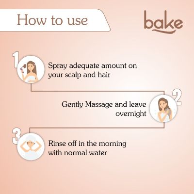 Bake Cosmetics: Rosemary + Rice Water Hair Growth Spray Serum for Hairfall Control