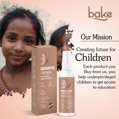Bake Cosmetics: Rosemary + Rice Water Hair Growth Spray Serum for Hairfall Control