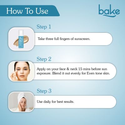 Bake Cosmetics: 2% Multi Peptide Tinted Sunscreen SPF 70 PA+++ with 2% Niacinamide For Water & Sweat Resistant & Broad Spectrum Sunscreen