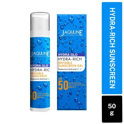 Jaquline USA: Hydra Rich Invisible Sunscreen SPF 50, PA+++ 50g