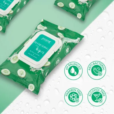 Jaquline USA: Refreshing Face Wipes (30N)