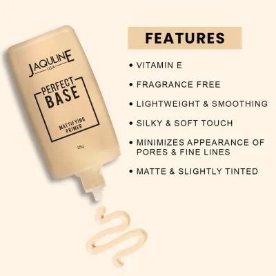 Jaquline USA: Perfect Base Mattifying Primer 28g
