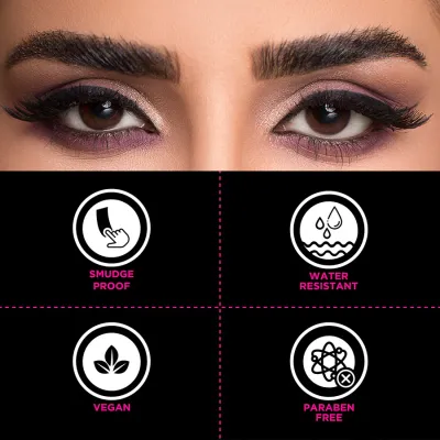 Jaquline USA: Pro Stroke Bold Black Volumising Mascara 24Hrs 9.5ml