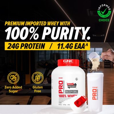 GNC: Pro Performance 100% Whey Protein Powder | Chocolate Supreme | 4 lbs