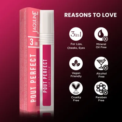Jaquline USA: Pout Perfect Lip Souffle Marshmallow Rose 05