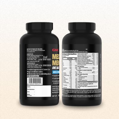 GNC: Mega Men One Daily Multivitamin for Men | Formulated In USA | 32 Premium Ingredients | 60 Tablets
