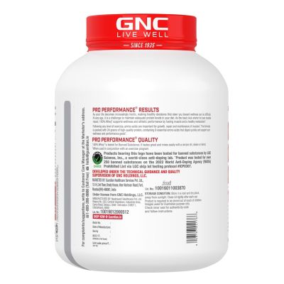 GNC: Pro Performance 100% Whey Protein Powder | Chocolate Supreme | 4 lbs
