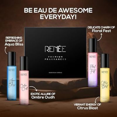 Renee Cosmetics: Women's Signature Liquid Perfume Gift Set Pack Of 4 15Ml Each