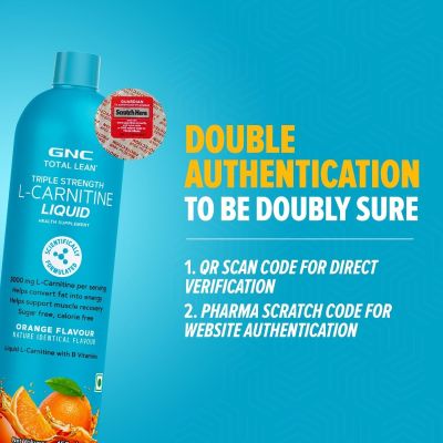 GNC: Liquid L-Carnitine 3000mg  Orange | 450 ml