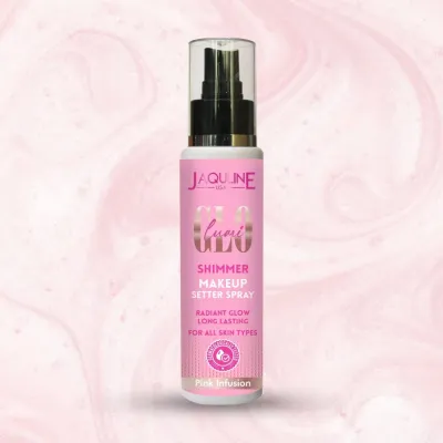 Jaquline USA: Lumi Glo Shimmer Makeup Setter Spray Pink Infusion 100ml