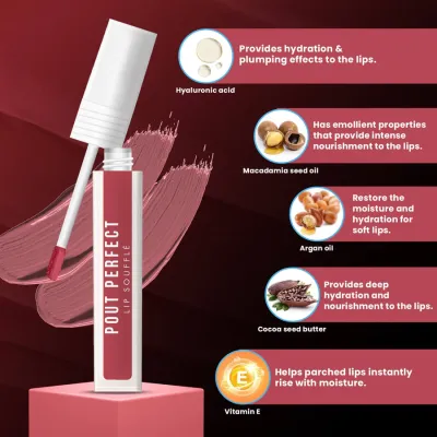 Jaquline USA: Pout Perfect Lip Souffle Dreamy Tiramisu 06