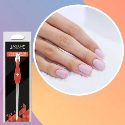 Jaquline USA: 2 in 1 Nail File & Cuticle Trimmer