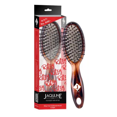 Jaquline USA: OVAL CUSHIONED BRUSH( LARGE)