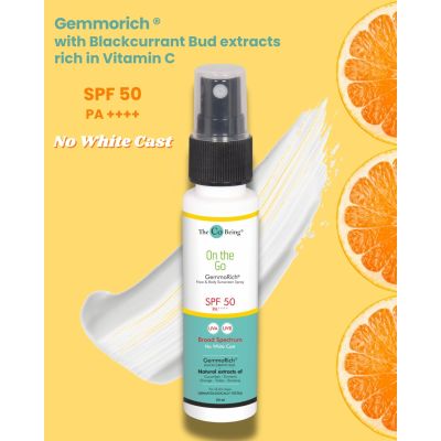 The Co Being: ON THE GO All Natural Face & Body Suncscreen Spray 20ml