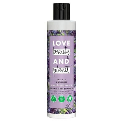 Love Beauty And Planet: Argan Oil and Lavender Sulfate Free Smooth and Serene Shampoo|| No Parabens|| No Dyes|| 200ml