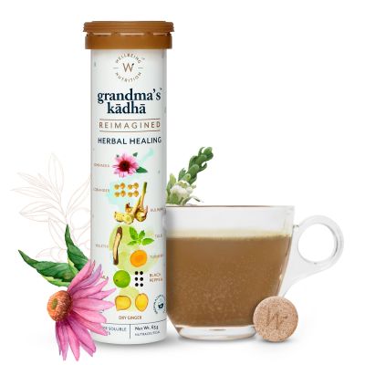 Wellbeing Nutrition: Grandma's Kadha - Ayurvedic Tea- 15 Tabs