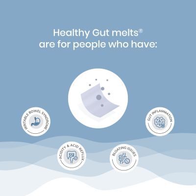 Wellbeing Nutrition: Healthy Gut Oral Melts Thin Strips - Probiotic, Sugar-Free | 30 pcs