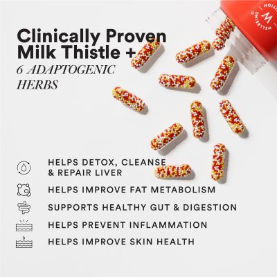 Wellbeing Nutrition: Slow Liver Health | High Strength Milk Thistle - 60 Capsules