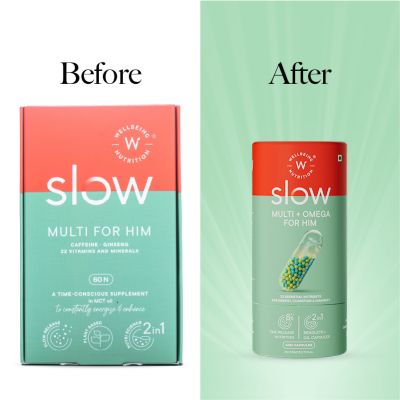 Wellbeing Nutrition: Slow | Multivitamin for Him - 60 Capsules