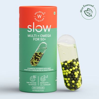 Wellbeing Nutrition: Slow Multivitamin for Him 50+  - 60 Capsules