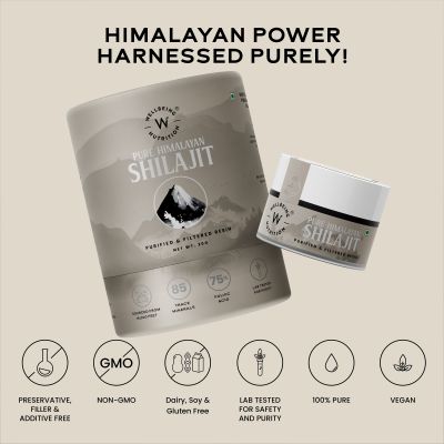 Wellbeing Nutrition: Pure & Original Himalayan Shilajit Resin 20g