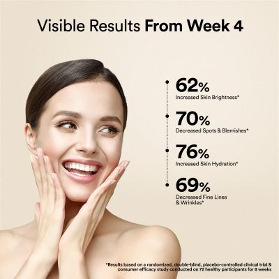 Wellbeing Nutrition: Skin Fuel Pro+ | Glutathione, Vit C & E, CoQ10, Vollagen & PhytoCellTech | Valencia Orange Flavour, 28 Servings