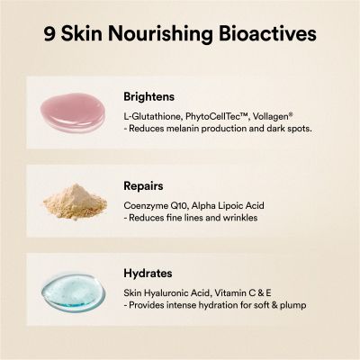 Wellbeing Nutrition: Skin Fuel Pro+ | Glutathione, Vit C & E, Vollagen® & PhytoCellTec| Strawberry Flavour, 28 Servings