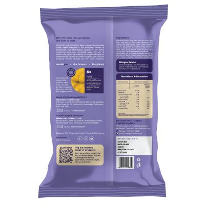 Nourish You: Organic Quinoa Puffs - Quinoa Snack , Spicy garlic flavour , Healthy snacks , Gluten free -50gm