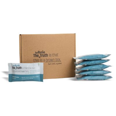 The Whole Truth: Protein Bars - Coconut Cocoa - Pack of 6 (6 X 52G) - No Added Sugar - All Natural