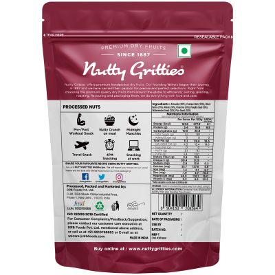 Nutty Gritties: Women's Health Trail Mix, Roasted Almonds, Cashews, Walnuts, Pista and Mixed Seeds - 200g