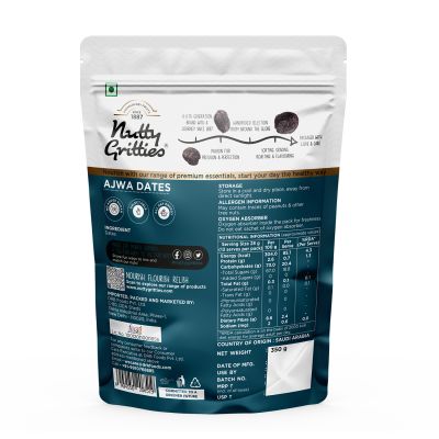 Nutty Gritties: Ajwa Dates - 350g