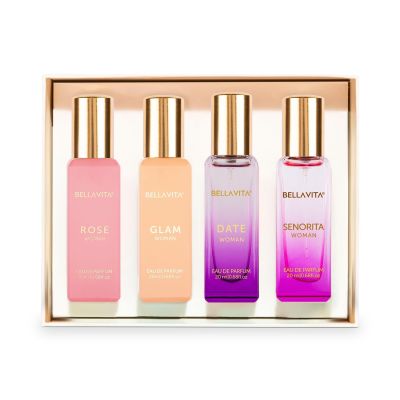BELLAVITA: Women Perfume Gift Set 4x20ml Fragrance Eau De Parfum Perfume - 80 ml