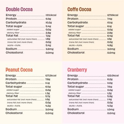 The Whole Truth: Mini Protein Bars The Chocolate Party (4 Double Cocoa Mini Bars, 4 Coffee Cocoa Mini Bars) Pack of 8(8 x 27g)