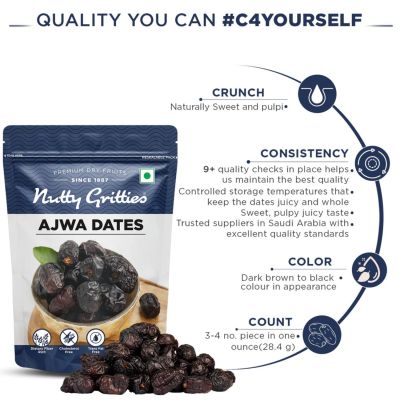 Nutty Gritties: Ajwa Dates - 350g