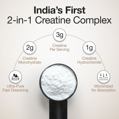 Wellbeing Nutrition: 100% Pure Micronised Creatine Powder Monohydrate + HCL Unflavoured 100g, 33 servings Tested for Purity For Muscle Strength & Recovery, Muscle Growth & Cognition For Men & Women Wellbeing Nutrition: 100% Pure Micronised Creatine Powder Monohydrate + HCL Unflavoured 100g, 33 servings Tested for Purity For Muscle Strength & Recovery, Muscle Growth & Cognition For Men & Women