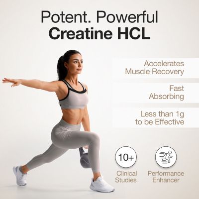Wellbeing Nutrition: 100% Pure Micronised Creatine Powder Monohydrate + HCL Unflavoured 100g, 33 servings Tested for Purity For Muscle Strength & Recovery, Muscle Growth & Cognition For Men & Women Wellbeing Nutrition: 100% Pure Micronised Creatine Powder Monohydrate + HCL Unflavoured 100g, 33 servings Tested for Purity For Muscle Strength & Recovery, Muscle Growth & Cognition For Men & Women