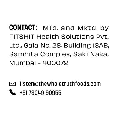 The Whole Truth: Mini Protein Bars - Coffee Cocoa- Pack of 8-8 x 27g - No Added Sugar - All Natural