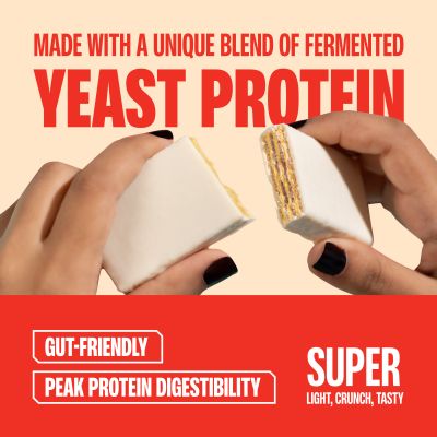 SuperYou: Cheese Protein Wafer Bars (Pack of 10)|10g Protein, 3g Fiber, No Added Sugar 400g