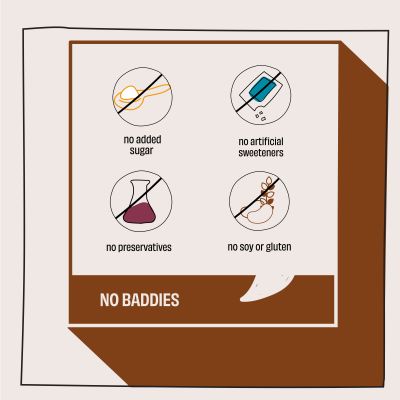 The Whole Truth: Mini Protein Bars - Coffee Cocoa- Pack of 8-8 x 27g - No Added Sugar - All Natural