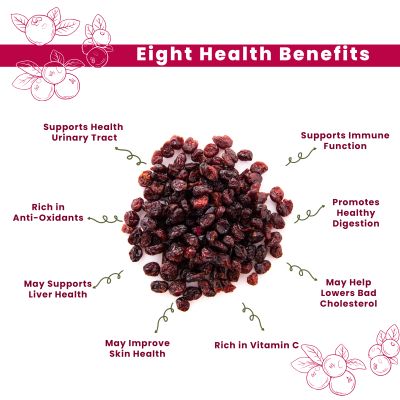 Fabeato: Premium Dried Cranberries 250g - Cranberry, Healthy Snack for kids and adults - Sweet Sliced Cranberries Rich in Antioxidants & Fiber - No Preservatives